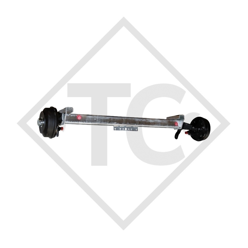 Braked axle SWING 1350kg axle type CB 1355, 46.25.379.277