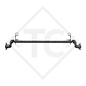 Assale sfrenato 750kg PLUS OPTIMA tipo di assale 700-5 con supporto alta