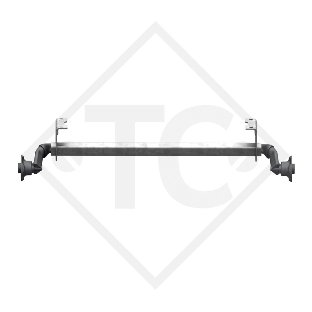 Assale sfrenato 750kg PLUS OPTIMA tipo di assale 700-5 con supporto alta