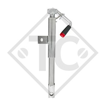 Leve registro □45mm quadro, per regolazione in altezza del timone di traino, tipo P 521S/33