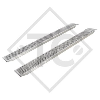 Rampe de chargement en aluminium type 1000/2000/260, juste, 1 paire