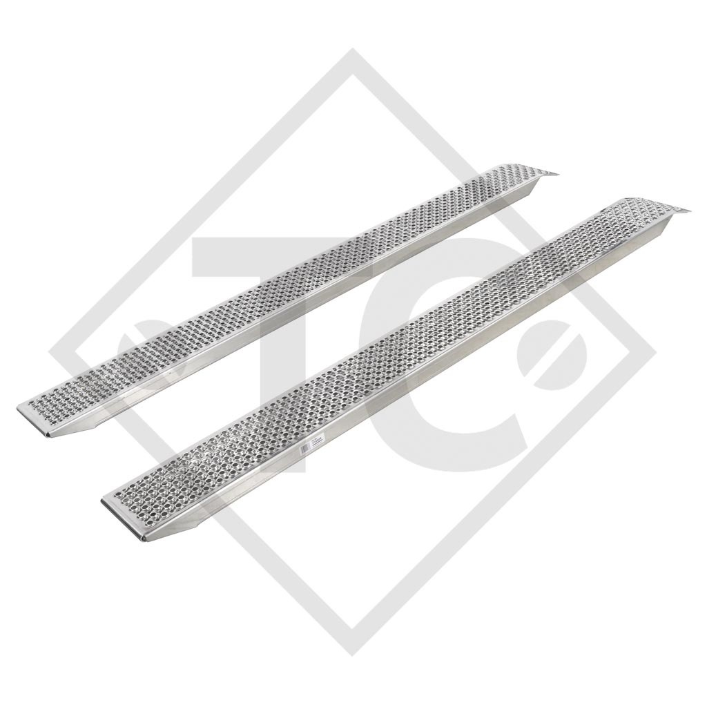 Auffahrrampe aus Aluminium Typ 1000/2000/260, gerade, 1 Paar