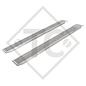 Rampe de chargement en aluminium type 1000/2500/260, juste, 1 paire