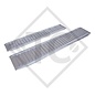 Ramp made from aluminium type 80A25GH600, version A, 1 piece