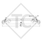 Eje con freno 750kg COMPACT tipo de eje B 700-5