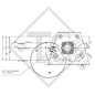 Assale frenato 1350kg / 1400kg tipo di assale SCB 1355, 46.25.379.927 - RIPRODUZIONE, NON PIÙ DISPONIBILE COME ORIGINALE!
