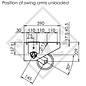 Achse ungebremst 750kg PLUS OPTIMA Achstyp 700-5 mit Bügel und hohem Achsbock