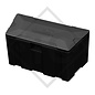Profi Storage box for car trailer, cover hinges on the side
