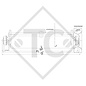 Braked axle 1350kg / 1400kg axle type CB 1355, 46.24.379.490 - REPRODUCTION, NO LONGER AVAILABLE AS ORIGINAL!