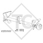 Assale frenato SWING 1500kg tipo di assale CB 1505, 46.27.379.756, HUMBAUR