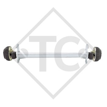 Braked axle 1000kg EURO1 axle type B 1000-3, Eriba Nova