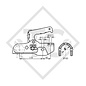 Coupling head WW 350 R-C for braked trailers
