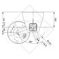 Eje con freno SWING 1500kg tipo de eje CB 1505, 46.27.379.199