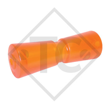 STOLTZ, Boat roller PROFI, keel roller type RP-10, yellow, Ø81x251mm