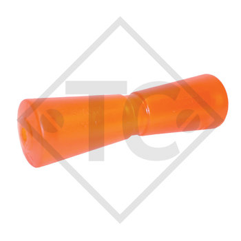 STOLTZ, Boat roller PROFI, keel roller type RP-12, yellow, Ø81x296mm