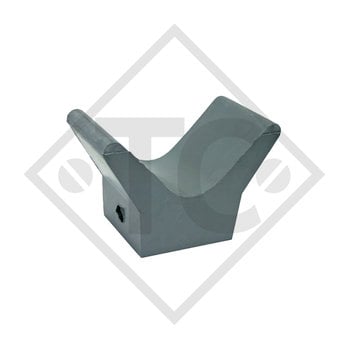 Support pour ancre avec semelle gris, Ø135x75mm
