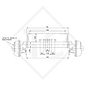 Braked axle SWING 1500kg axle type CB 1505, 46.27.379.201