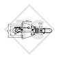 Commande de freinage avec semelle en V type RAB 30F, 2400 à 3000kg - 90.333.000