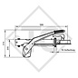 Auflaufeinrichtung V Typ RAV/SR 2.0M, 2000kg - 90.337.033