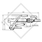 Overrun device V type RAB 17F, 1300 to 1750kg - 90.331.700