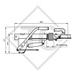 Commande de freinage avec semelle en V type RAB 20F, 1300 à 2000kg - 90.332.000