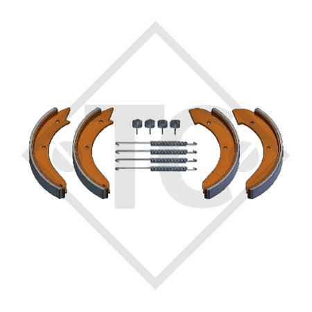 Zapatas de freno, freno de rueda W 234 RS, tamaño del freno 230x40mm