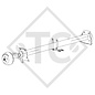 Braked axle 1050kg SWING axle type CB 1054, 46.21.379.894