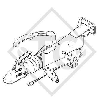 Overrun device V type ZAF 1.6-3, 750 to 1500kg, 48.27.581.057