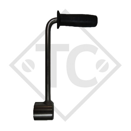 Hand crank for winch