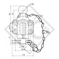 Attelage universel 3.5 t avec axe de 32mm