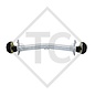 Braked axle 1300kg EURO1 axle type DELTA SI-N 12