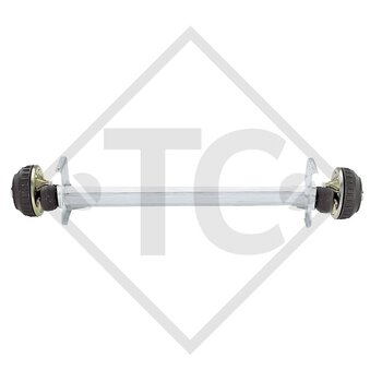 Braked axle 1000kg EURO COMPACT axle type B 850-10