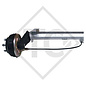 Braked axle 1000kg EURO COMPACT axle type B 850-10, THULE - STAR 1000T