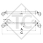 / FTF Achse gebremst 750kg Achstyp B 700-5