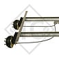 Conjuntos ejes tándem con freno 1300kg  EURO Compact tipo de eje 2xB 850-3