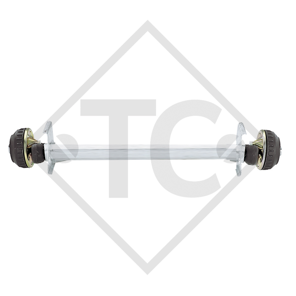 Braked axle 1500kg EURO1 axle type B 1600-3, Hymer Eriba