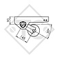Achse ungebremst 750kg PLUS OPTIMA Achstyp 700-5 mit hohem Achsbock