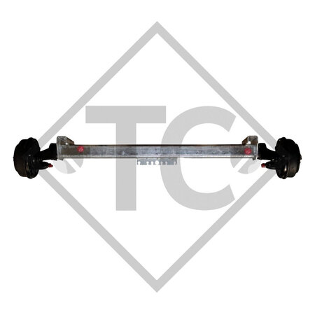 Braked axle SWING 1500kg axle type CB 1505, 46.27.379.096