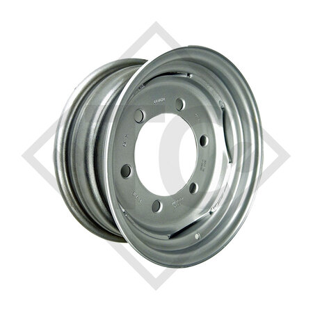 Trailer rim 6x14 H2, 6/161/205, ET -5, 43292104