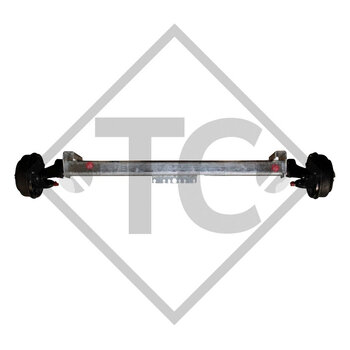 Braked axle SWING 1500kg axle type CB 1505, 46.27.379.093