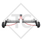 Braked half axles 1500kg axle type B 1600-3 (pair)