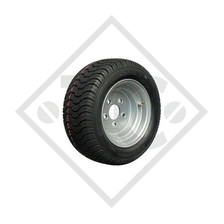 Ruote 195/50B10 B62 con cerchio 6.00x10