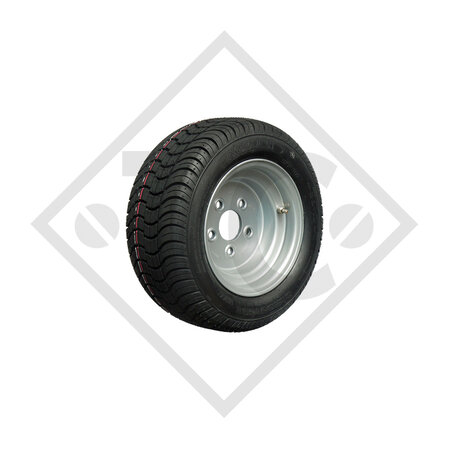 Wheel 195/50B10 B62 with rim 6.00x10