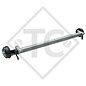 Braked axle SWING 1350kg axle type CB 1355, 46.25.379.574