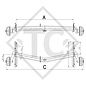 Assale frenato 1360kg EURO Plus tipo di assale DELTA SIN 12-3 - LMC & Dethleffs CARAVAN 490