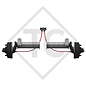 Braked half axles 3000kg axle type B 3000-2 (pair)