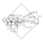 Achse gebremst 850kg BASIC Achstyp BT9628 Rapido