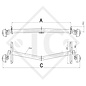 Eje con freno 1500kg EURO Plus tipo de eje DELTA SIN 14-1 - KNAUS SUDWIND