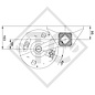Braked axle 1800kg SWING axle type CB 1805, 46.32.368.501
