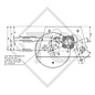 Assale frenato SWING V-TEC 1350kg tipo di assale SCB 1355, 46.25.379.908